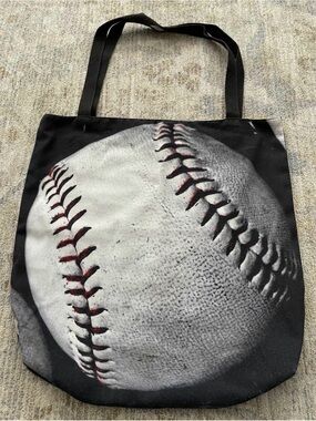 Baseball Graphic Tote Bag - Sporty Everyday Carry
